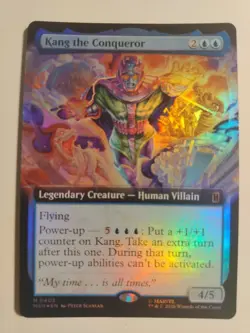Foil Kang the Conqueror (Extended Art) - 403 - NM - Marvel Super Heroes - Image 1