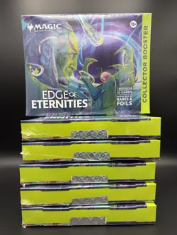 LOT OF (6) MAGIC THE GATHERING EDGE OF ETERNITIES COLLECTOR BOOSTER OMEGA BOX - Image 1
