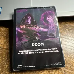 DOOM JUMPSTART Marvel MSH MSC MTG JMP Deck F 0032 Doctor Doom Unrivaled - Image 1