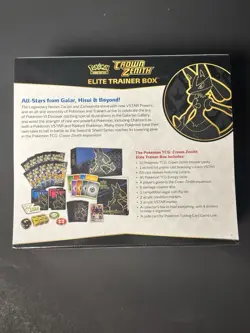 Pokemon TCG Code Card Crown Zenith Elite Trainer Box - Factory Sealed New - Image 2