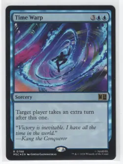#788 2026 Marvel Super Heroes Commander Time Warp Rare FOIL - Image 1