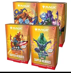 Sealed NIB Marvel Super Heroes Collector Commander Deck Case MTG FREE SHIPPING! - Image 1