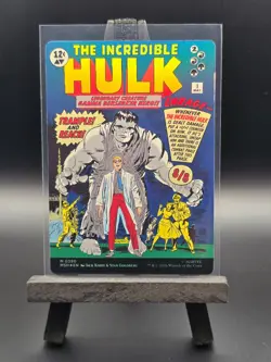 Borderless Foil Bruce Banner/Incredible Hulk Marvel Superheroes NM MTG - Image 2