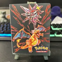 Pokemon Charizard Mini Portfolio | Holds 60 Cards | NO Packs/Cards | New - Image 1
