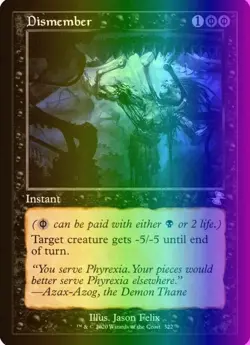 MTG Dismember (322/429) Time Spiral Remastered FOIL- Retro - Image 1