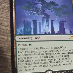Wizards of the Coast MTG Boseiju, Who Endures Rare EN 266 - Image 3
