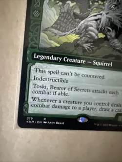 MTG Toski, Bearer of Secrets KHM 0319 R NM Regular Showcase - Image 3