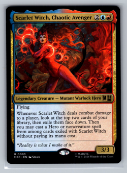 Scarlet Witch, Chaotic Avenger R 0093 Marvel Super Heroes Regular - Image 1