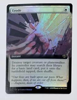 Magic The Gathering: Erode (Extended Art) Secrets of Strixhaven Foil - Image 1