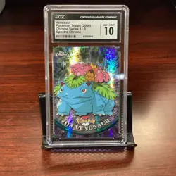 2000 Topps Chrome Pokemon SPECTRA Venusaur CGC GEM MINT 10 - Image 1