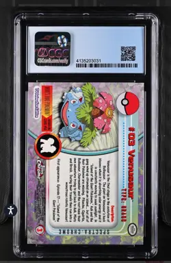 CGC9 2000 Topps Chrome Pokemon SPECTRA Venusaur Chrome Series Low Pop - Image 2