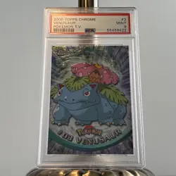2000 Topps Chrome Pokemon Tv Venusaur #3 PSA 9 - Image 1