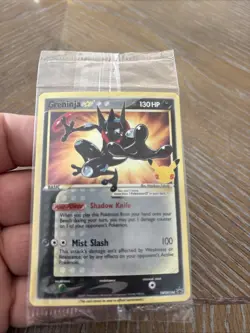 Pokemon TCG Greninja Gold Star SWSH144 25th Celebrations Promo Card Sealed - Image 2