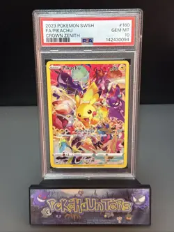 Pokemon Card Pikachu 160/159 Crown Zenith Secret Rare Art PSA 10 GEM MINT - Image 1