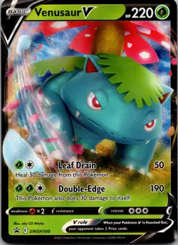 Venusaur V - Promo SWSH: Sword & Shield Promo Cards SWSH100 NM - Image 1