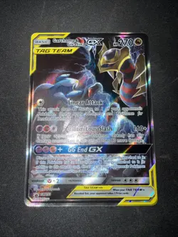 Pokemon Garchomp & Giratina GX SM193 Alt Art Black Star Promo Card Mint PSA10!U - Image 1