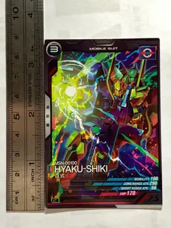 Msn-00100 Hyaku-Shiki Gundam Arsenal Base BANDAI card game Japan No.020 anime - Image 3