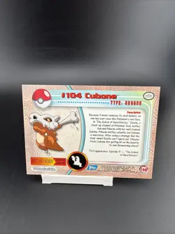 Topps Pokemon Trading Card #104 CUBONE 2000 - Image 2