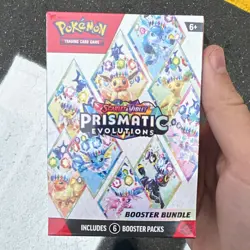 Pokemon TCG Prismatic Evolutions Booster 6 Packs 60 Cards - Image 1