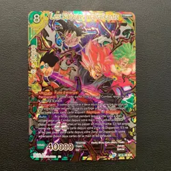 Overseas Version Dragon Ball Card Game Enemy Character Saiyan Army SCR Foil - Image 1