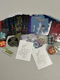 Pokemon Tin OPEN filled with 100+ card lot & Misc Pokemon things - Image 4