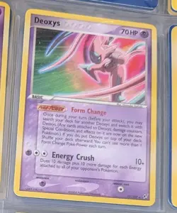 Deoxys (Attack Forme) 17/107 EXC Pokemon Cards Deoxys Non-Holo Rare - Image 1