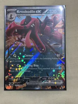 Krookodile ex 55/86 Double Rare Pokemon Chaos Rising - Image 1