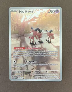 Mr. Mime 179/165 Illustration Rare - 151 - Pokemon Card - NM/M - Image 2