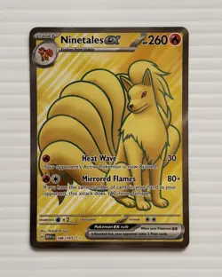 Ninetales ex 186/165 Ultra Rare - 151 Scarlet & Violet - NM Pokemon TCG - Image 1