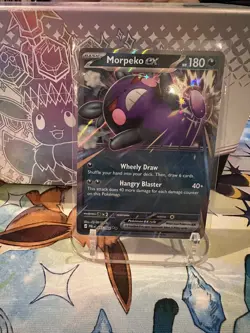 Morpeko ex 055/084 Pitch Black Double Rare Pokemon TCG - Image 1