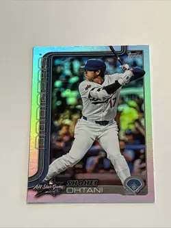 2025 Topps Update Shohei Ohtani *All Star Game * Rainbow Foil #ASG-1 Dodgers - Image 2