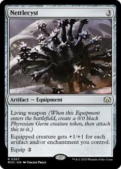 Nettlecyst 367 Rare Commander: March of the Machine Magic: The Gathering NM - Image 1