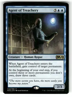 Agent of Treachery NM Core Set 2020 43 MTG Regular Rare - Image 1