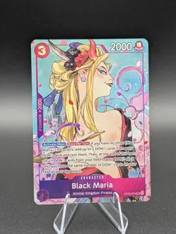 Black Maria Illustration Box Vol. 2 Promo OP08-074 One Piece TCG English, NM - Image 1