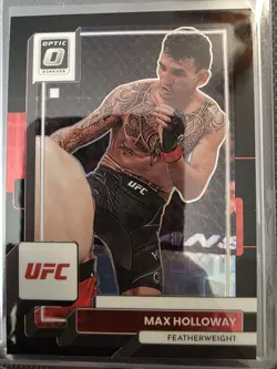 2023 Max Holloway Panini Donruss Optic Black Pandora Mega SSP UFC Card 10 - Image 1