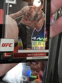 2023 Max Holloway Panini Donruss Optic Black Pandora Mega SSP UFC Card 10 - Image 2