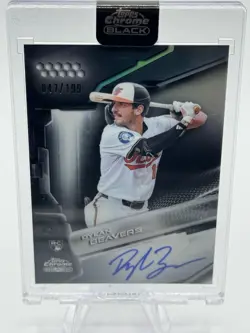 2026 Topps Chrome Black Dylan Beavers RC Refractor Auto /199 - SEALED - Image 1