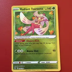 Pokemon TCG Radiant Tsareena 16/195 Silver Tempest - Image 1