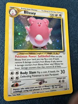 Blissey 02/64 Neo Revelation Unlimited Holo MP - Image 2