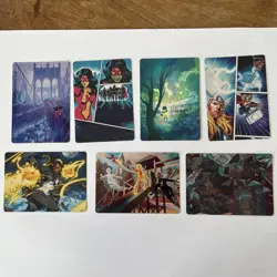 Art Series - Marvel Super Heroes MTG Art Card NM/M x7 - Image 1