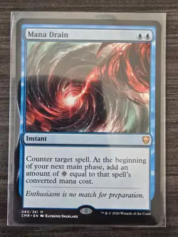 Mana Drain (Commander Legends 080) LP NON-Foil MTG Magic TCG - Image 1