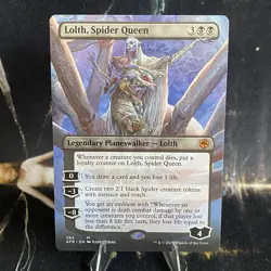 MTG Lolth, Spider Queen Borderless - Adventures in the Forgotten Realms #284 MTG - Image 1