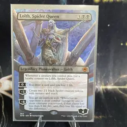 MTG Lolth, Spider Queen Borderless - Adventures in the Forgotten Realms #284 MTG - Image 3