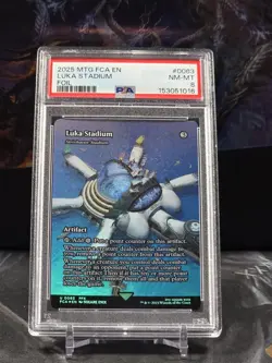 MAGIC FINAL FANTASY THROUGH THE AGES FOIL #0063 LUKA STADIUM PSA 8 - Image 1