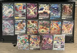 Pokemon TCG-Lot Of 16 Cards V, Vstar, Vmax- Random Sets. M/NM All Cards Shown - Image 1