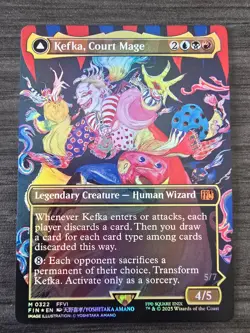 Kefka, Court Mage (0322) (Borderless) Final Fantasy Foil LP MTG Magic - Image 3