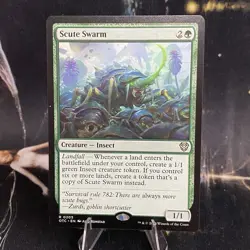 Magic the Gathering - Scute Swarm Commander: Outlaws of Thunder Junction Regular - Image 3