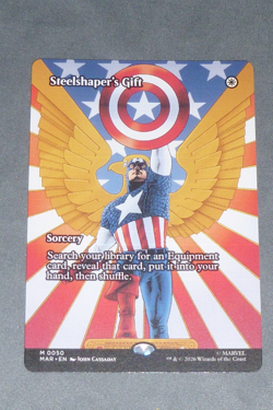 Steelshaper's Gift Borderless 50 Marvel Super Heroes Magic the Gathering - Image 1
