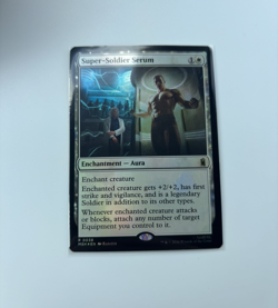 Super-Soldier Serum Marvel Super Heroes Foil Magic The Gathering Near Mint - Image 1
