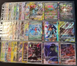 Binder Lot of 90 EX/Full Art/GX/Mega/Holo Modern Collection Pokemon Cards - Image 1